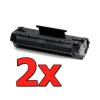 Compatible Pack 2 x HP C3906A