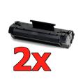 Compatible Pack 2 x HP C3906A
