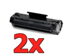 Compatible Pack 2 x HP C3906A