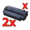 Compatible Pack 2 x HP C7115X Negro