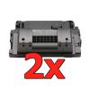 Compatible Pack 2 x HP CC364X Negro