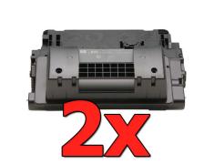 Compatible Pack 2 x HP CC364X Negro