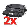 Compatible Pack 2 x HP CE255A Premium