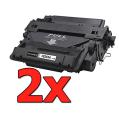 Compatible Pack 2 x HP CE255A Premium