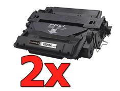 Compatible Pack 2 x HP CE255A Premium