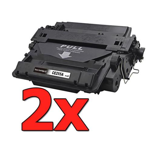 Compatible Pack 2 x HP CE255A Premium