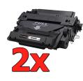Compatible Pack 2 x HP CE255X Premium