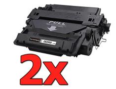 Compatible Pack 2 x HP CE255X Premium