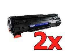 Compatible Pack 2 x HP CE285A