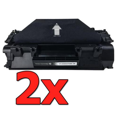Compatible Pack 2 x HP CE505A Premium