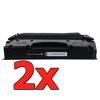 Compatible Pack 2 x HP CE505X Premium