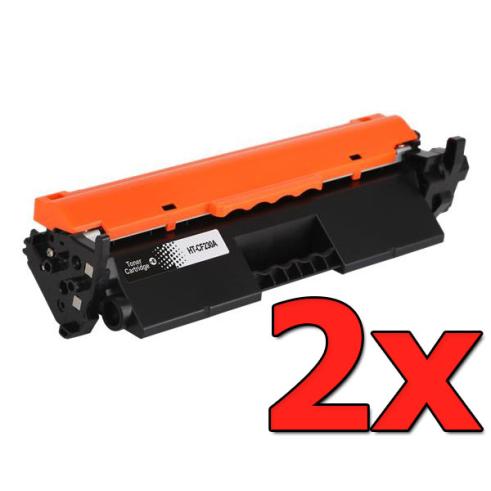Compatible Pack 2 X HP CF230A Premium Chip