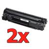 Compatible Pack 2 x HP CF283A Premium