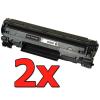 Compatible Pack 2 x HP CF283X Premium