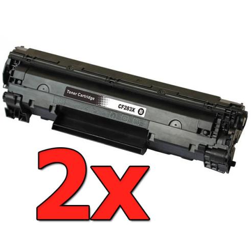 Compatible Pack 2 x HP CF283X Premium