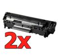 Compatible Pack 2 x HP Q2612A