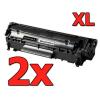 Compatible Pack 2 x HP Q2612X