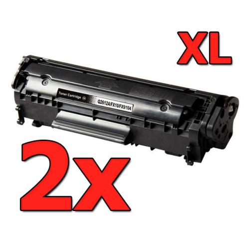 Compatible Pack 2 x HP Q2612X