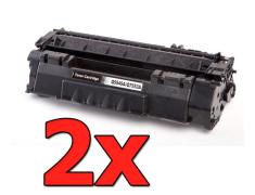 Compatible Pack 2 x HP Q5949A Negro