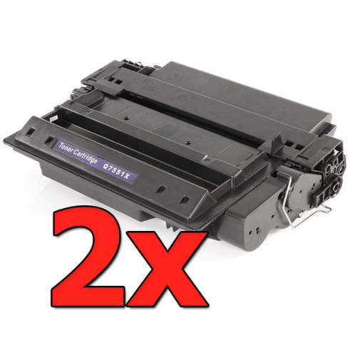 Compatible Pack 2 x HP Q7551X