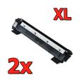Compatible Pack 2x Brother TN-1050XL