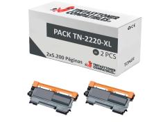 Compatible Pack 2x Brother TN-2220XL