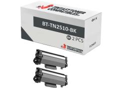 Compatible Pack 2x Brother TN2510 Negro