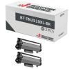 Compatible Pack 2x Brother TN2510XL Negro