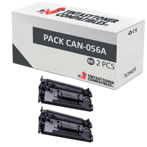 Compatible Pack 2x Canon 056 Negro