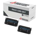 Compatible Pack 2x Canon 057 Negro