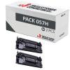 Compatible Pack 2x Canon 057H Negro