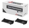 Compatible Pack 2x Canon 070A Negro