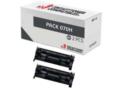 Compatible PACK 2X Canon 070H Negro