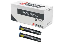 Compatible Pack 2x Canon C-EXV18