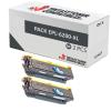 Compatible Pack 2x Epson EPL 6200 (Alta Capacidad)