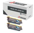 Compatible Pack 2x Epson EPL 6200 (Alta Capacidad)