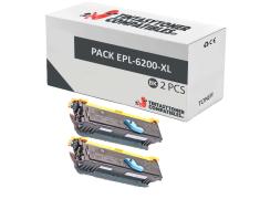 Compatible Pack 2x Epson EPL 6200 (Alta Capacidad)