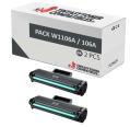 Compatible Pack 2x HP 106A / W1106A