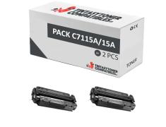 Compatible Pack 2x HP C7115A