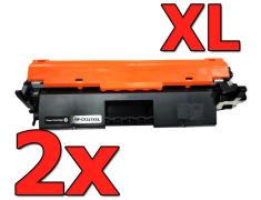 Compatible Pack 2X HP CF217A XXL Premium (Alta Capacidad)