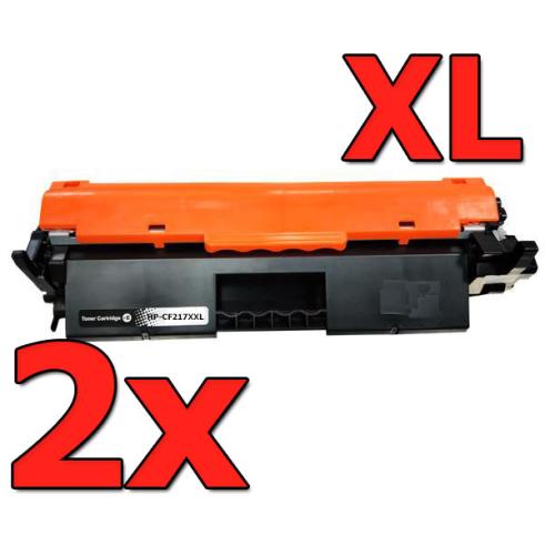 Compatible Pack 2X HP CF217A XXL Premium (Alta Capacidad)