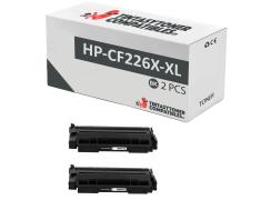 Compatible Pack 2x HP CF226X-XL Negro Premium