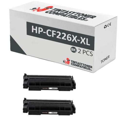 Compatible Pack 2x HP CF226X-XL Negro Premium