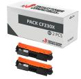 Compatible Pack 2x HP CF230X Premium Chip