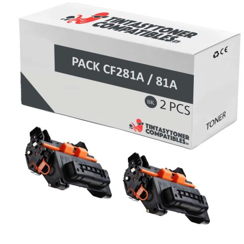 Compatible Pack 2x HP CF281A
