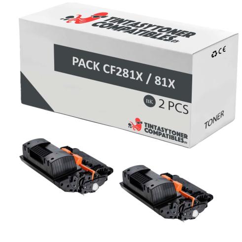 Compatible Pack 2x HP CF281X
