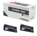 Compatible Pack 2x HP CF289X Negro