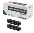 Compatible Pack 2x HP W1350X Negro