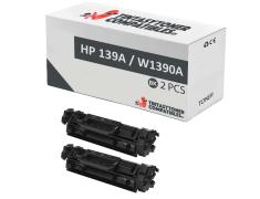 Compatible Pack 2x HP W1390A Negro