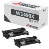 Compatible Pack 2x HP W1490X Negro